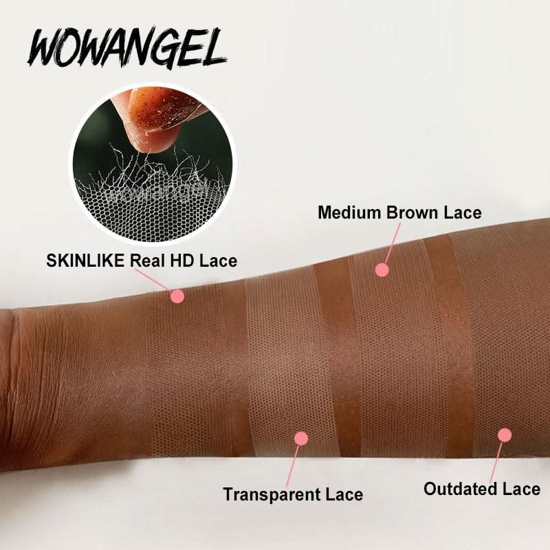 WOWANGEL 7x7 Straight Skinlike Real HD Lace Closure Wig 250% Density Glueless Wig - Image 6