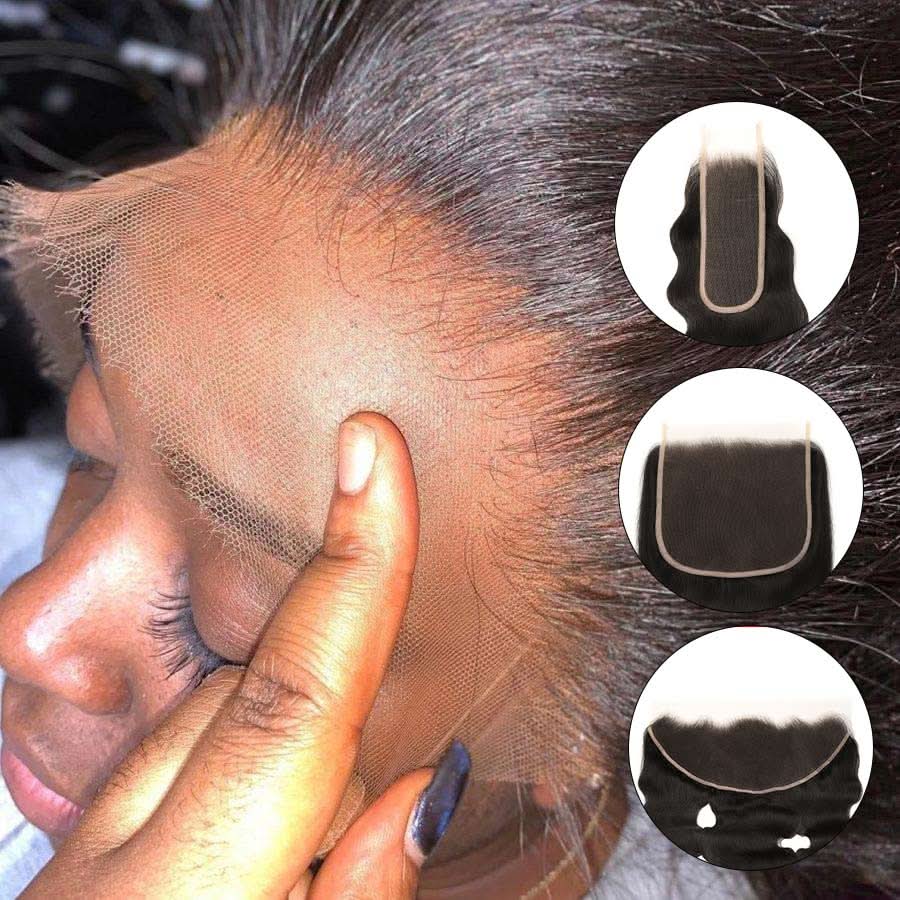 USA Shipping | Straight Lace Frontal Only, Skinlike Real HD Lace 13x6 5x5 2x6 Lace Closure Pieces - Image 6