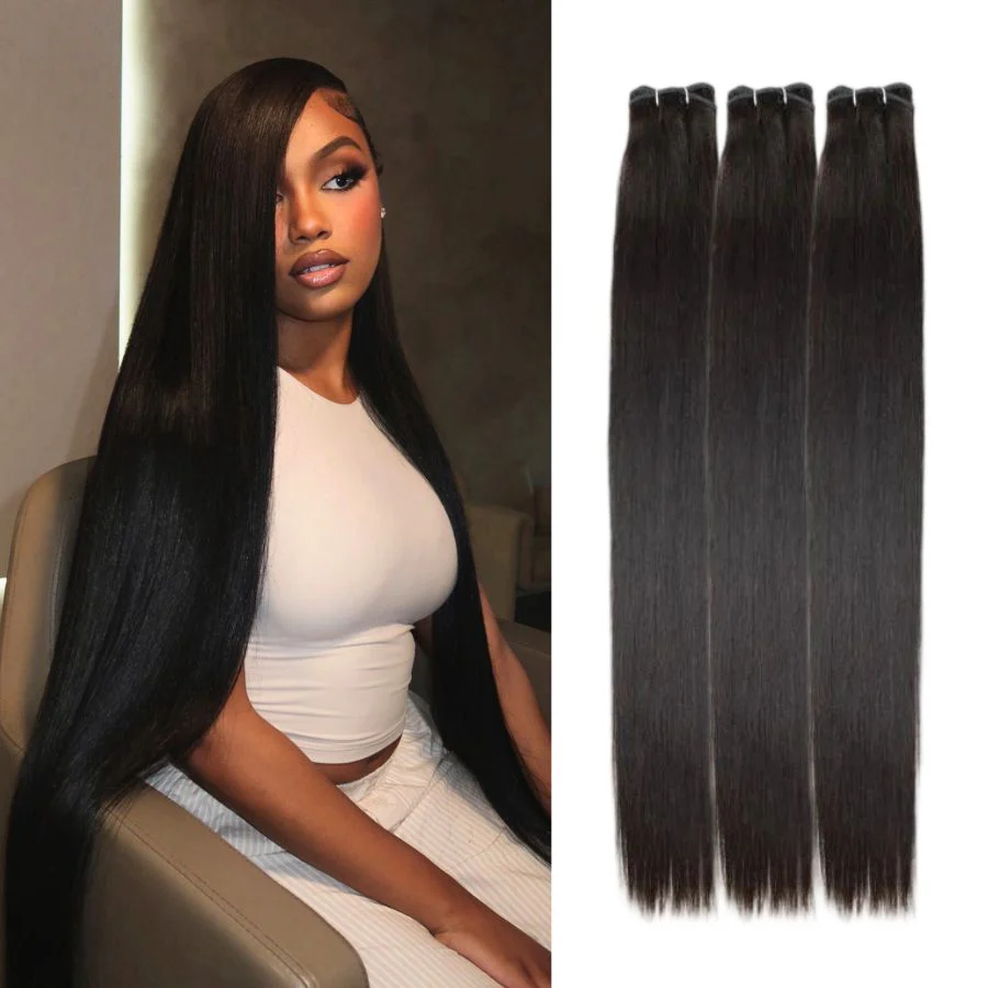 UK Shipping | Straight Hair Bundles Deal 100% Human Hair Weaves