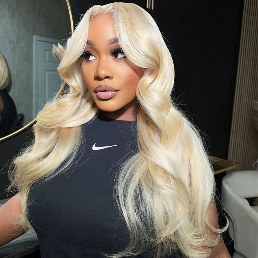 USA Shipping | 613 Blonde 13x4 HD Lace Full Frontal Wigs 180% Density - Image 6