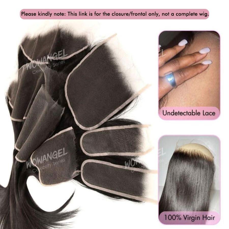 USA Shipping | Straight Lace Frontal Only, Skinlike Real HD Lace 13x6 5x5 2x6 Lace Closure Pieces - Image 5