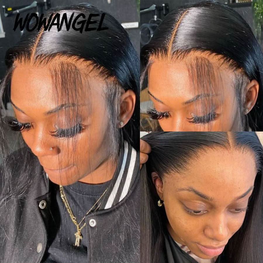 USA Shipping | WOWANGEL 13X6 HD Lace Full Frontal Wigs Straight 250% Density - Image 4