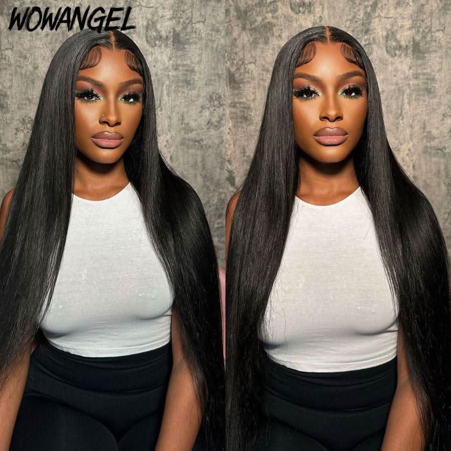 WOWANGEL 5x5 Skinlike Real HD Lace Closure with 3 Bundles Straight - Image 5