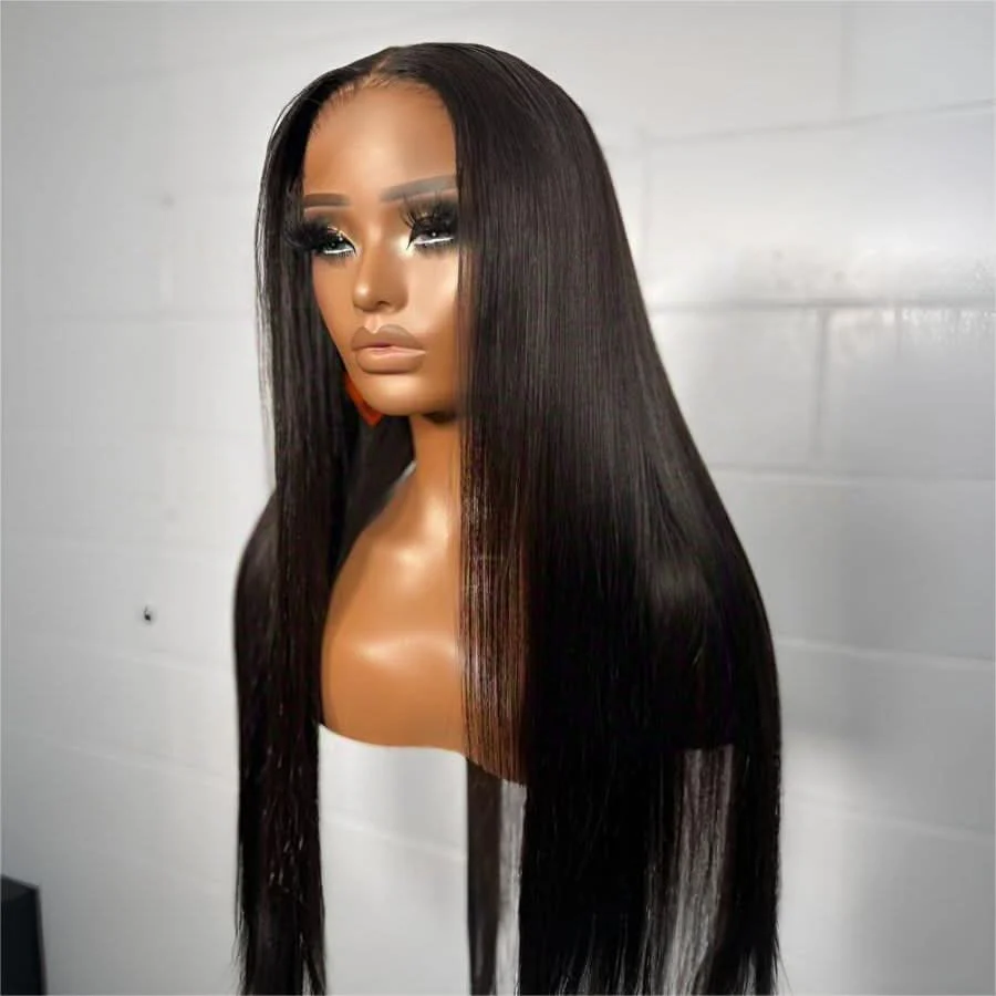 WOWANGEL 7X6 Drawstring Glueless Wigs Straight Wear to Go HD Lace Wigs - Image 3
