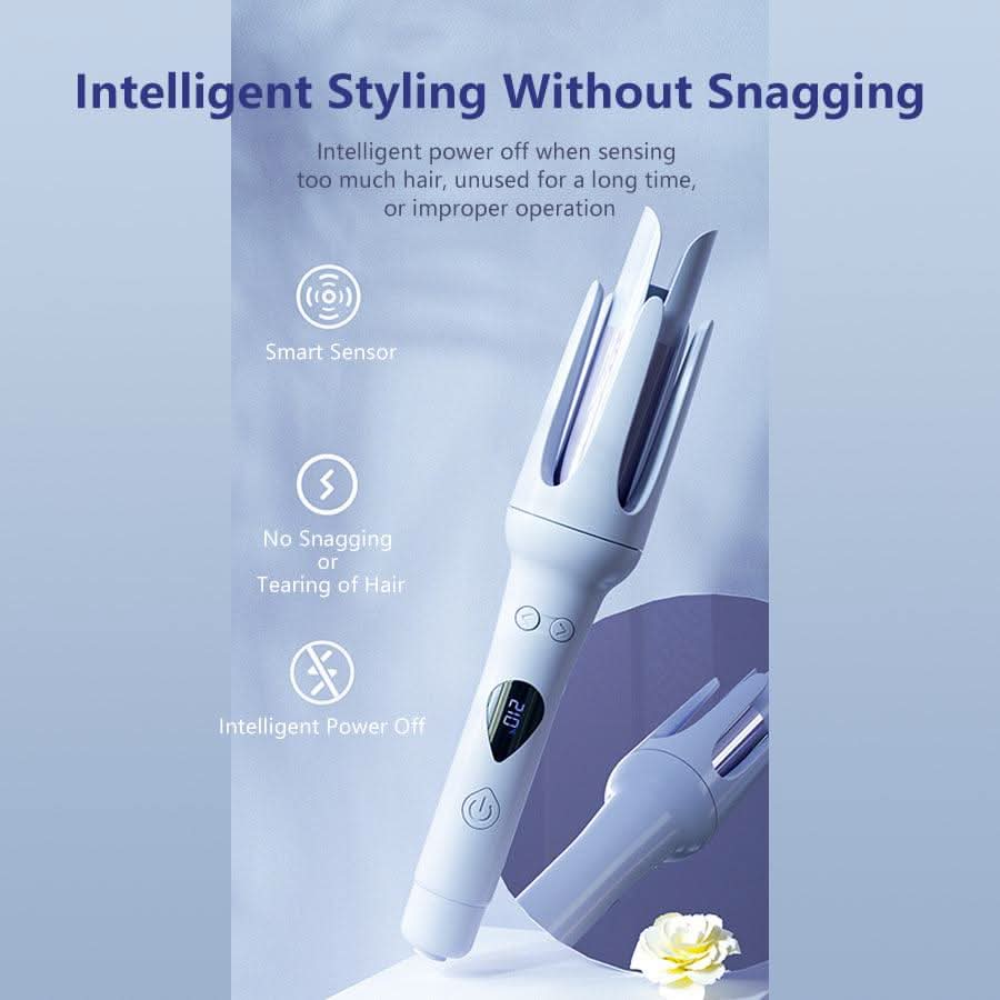 WOWANGEL Automatic Curling Iron Wand Curling, Auto Spin Iron Hair Curler - Image 5