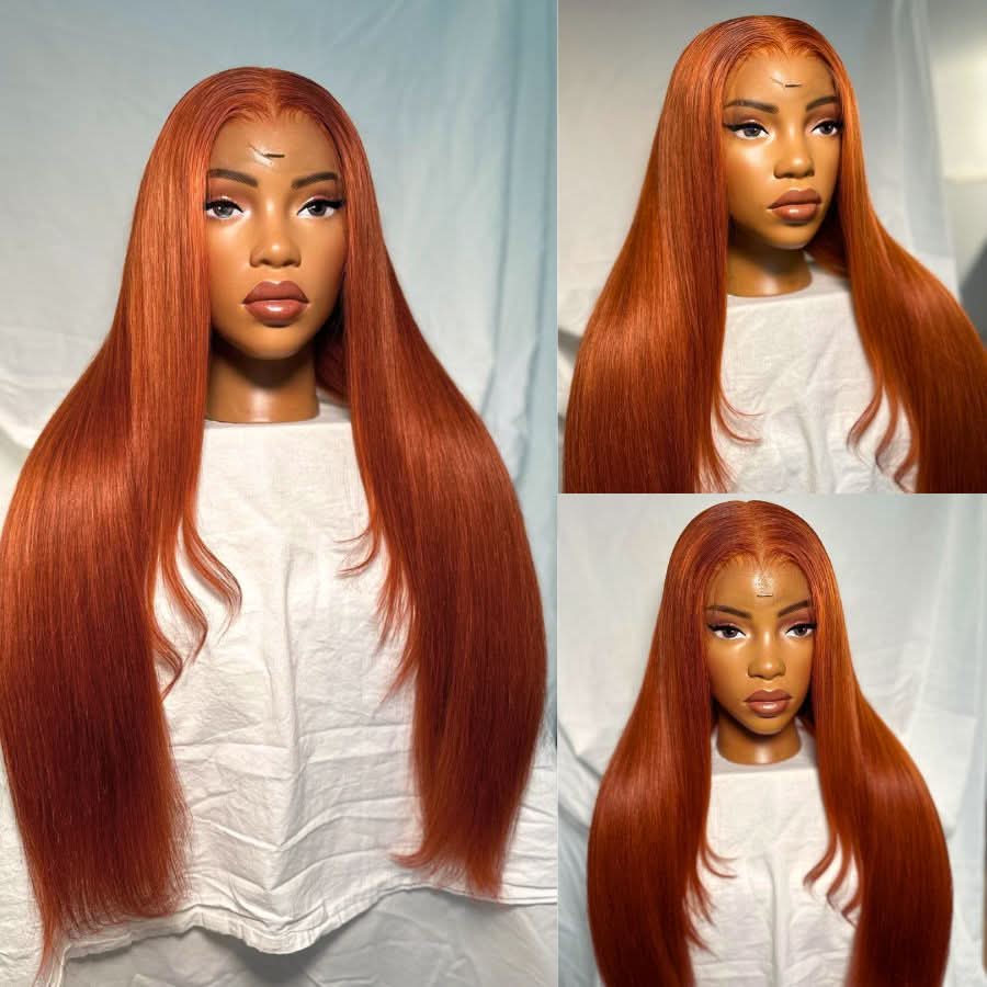 WOWANGEL Ginger Hair Pre Everything 13X6 Lace Front Wigs Pre Max Wig - Image 2